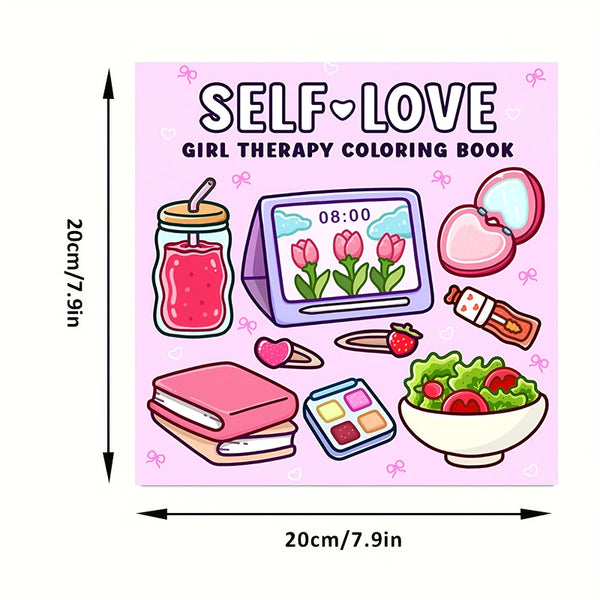 Relaxing Love Coloring Book